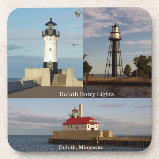 Duluth Entry Lights set van 6 plastic onderzetters (Voorkant)