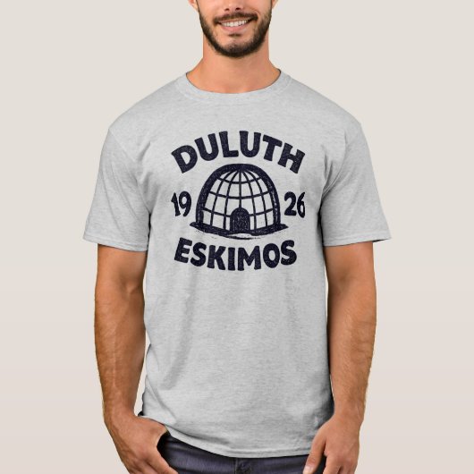 Duluth Eskimos Vintage Voetbal T-Shirt (Voorkant)