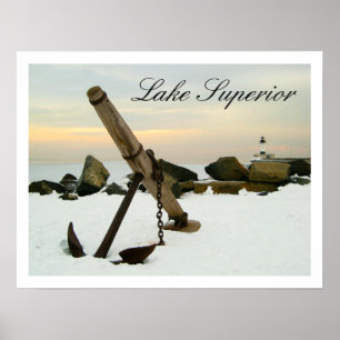 Duluth Harbor Anchor Lake Superior Poster
