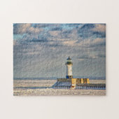 Duluth Harbor North Breakwater Lighthouse Legpuzzel (Horizontaal)
