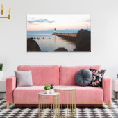 Duluth Harbor North Pier Light canvas Afdruk (Insitu (Woonkamer))