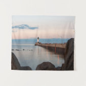 Duluth Harbor North Pier Light tapestry Wandkleed (Voorkant (horizontaal))