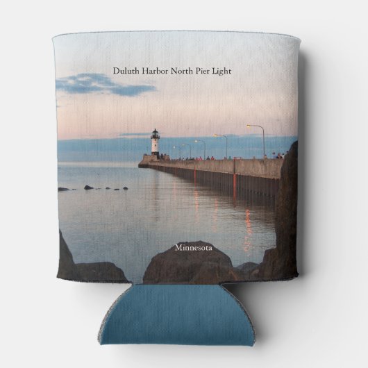 Duluth Harbor South & North Pier Lights koelbox Blikjeskoeler (Achterkant)