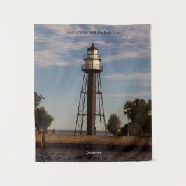Duluth Harbor South Pier Inner Light tapestry Wandkleed
