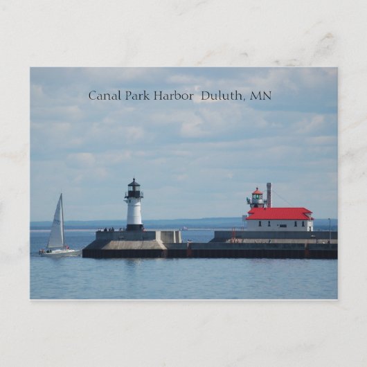 Duluth Harbour, Canal Park Harbor Duluth, MN Briefkaart (Voorkant)