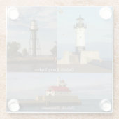 Duluth Harbour Entry Lights onderzetter (Achterkant)