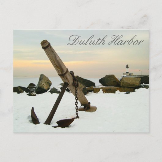 Duluth Harbour in de winter Briefkaart (Voorkant)
