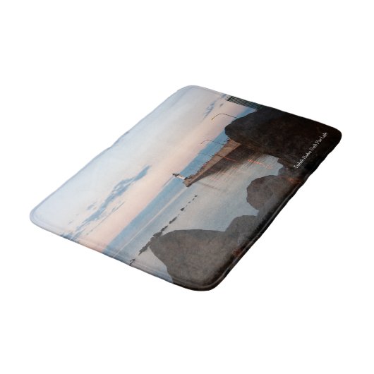 Duluth Harbour North Pier Light Bath mat (Gekanteld)