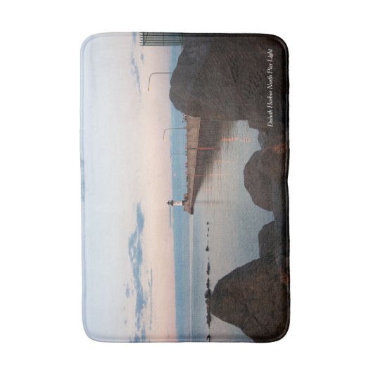 Duluth Harbour North Pier Light Bath mat (Voorkant Verticaal)