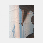 Duluth Harbour North Pier Light fleece deken (Voorkant)