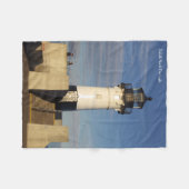 Duluth Harbour North Pier Light fleece deken (Voorkant (Horizontaal))