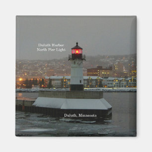 Duluth Harbour North Pier Light magnet