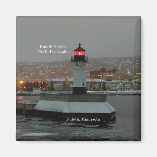 Duluth Harbour North Pier Light magnet (Voorkant)