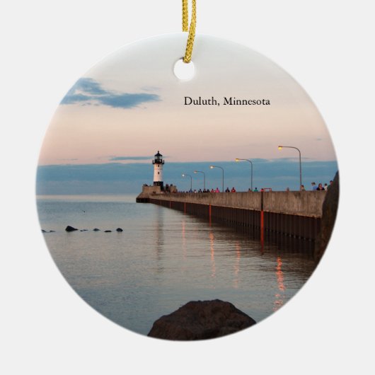 Duluth Harbour North Pier Light ornament Duluth, M (Voorkant)