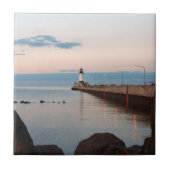 Duluth Harbour North Pier Light tile Tegeltje (Voorkant)
