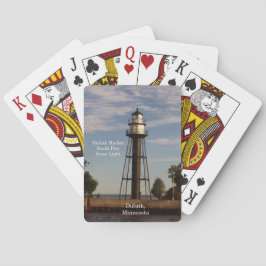 Duluth Harbour South Pier Inner Light-kaarten Pokerkaarten