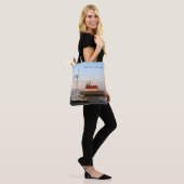 Duluth Harbour South Pier Light & Boat canvas tas (Op model)