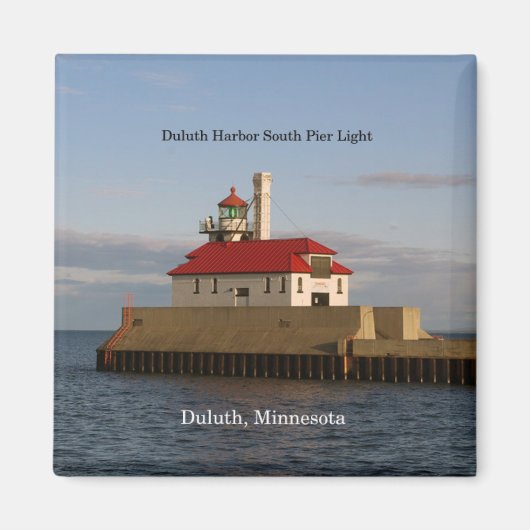 Duluth Harbour South Pier Light magnet (Voorkant)