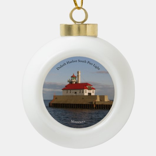 Duluth Harbour South Pier Light ornament (Voorkant)