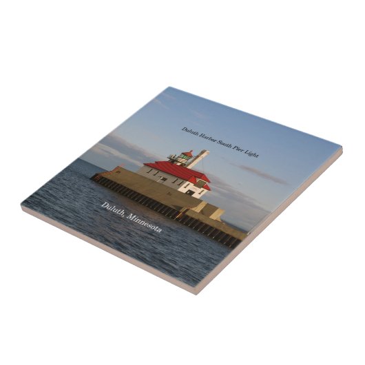 Duluth Harbour South Pier Light tile Tegeltje (Zijkant)