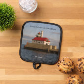 Duluth Harbour South Pierhead Light pothouder Pannenlap (Top down)