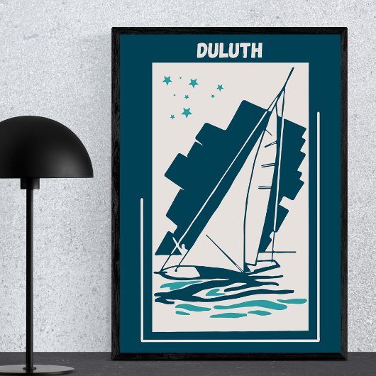 Duluth in Minessota -  maaltijden Poster