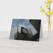 "Duluth Klok Schuin" Verjaardagskaart Kaart (Gele Bloem)