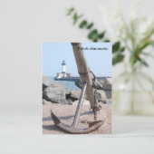 Duluth Lakewalk Anchor, Duluth Minnesota Briefkaart (Staand voorkant)
