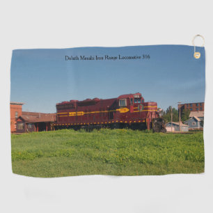 Duluth Mesabi Iron Range Locomotive 316 Golfhanddoek