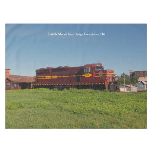 Duluth Mesabi Iron Range Locomotive 316 tablecloth Tafelkleed