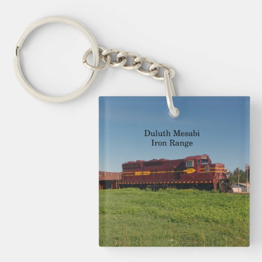 Duluth Mesabi Locomotive 316 key chain Sleutelhanger (Voorkant)