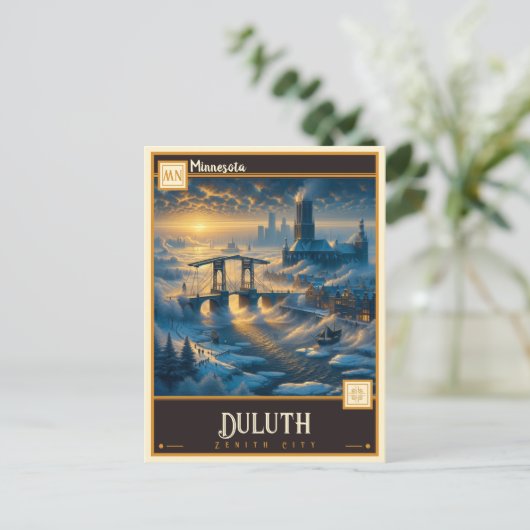 Duluth, Minnesota |  Briefkaart (Staand voorkant)