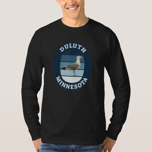 Duluth Minnesota Duluth Mn Seagull T-shirt (Voorkant)
