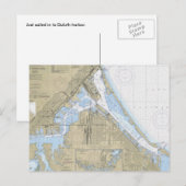 Duluth Minnesota Harbor nautische kaart (Voorkant / Achterkant)