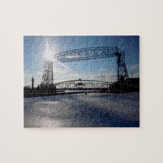 Duluth Minnesota hefbrugpuzzel Legpuzzel (Horizontaal)