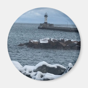 Duluth Minnesota Lake Superior Kanaalpark Magneet