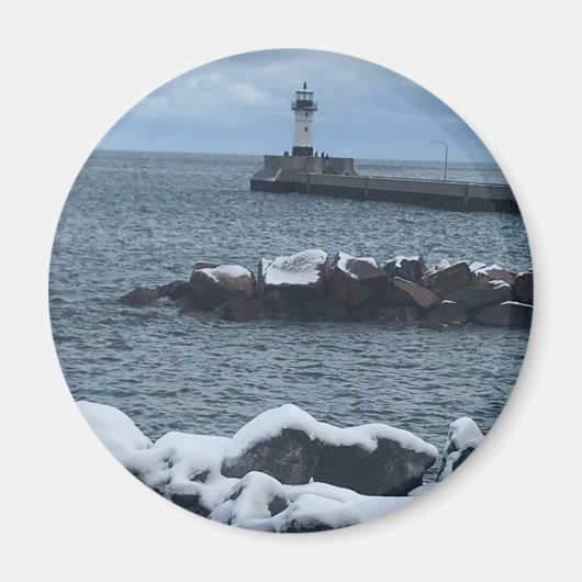 Duluth Minnesota Lake Superior Kanaalpark Magneet (Voorkant)