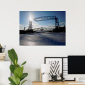 Duluth Minnesota Lift Brige Poster (Thuiskantoor)