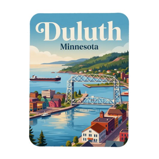 Duluth Minnesota Magneet (Verticaal)