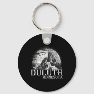 Duluth Minnesota Mn Buiten Sleutelhanger