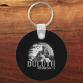 Duluth Minnesota Mn Outdoors Sleutelhanger (Voorkant)