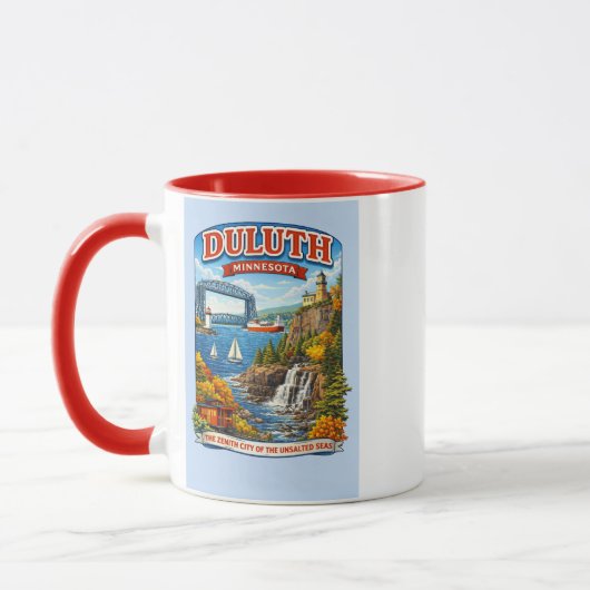 Duluth, Minnesota Souvenir Coffee Mug North Shore Mok (Links)