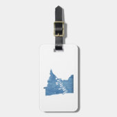 Duluth Minnesota Wood Grain Bagagelabel (Voorkant verticaal)