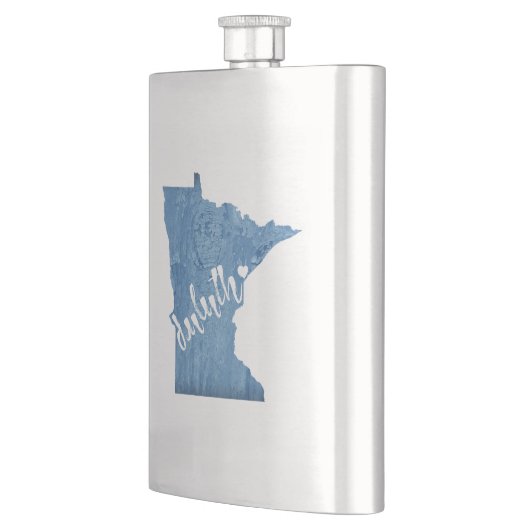 Duluth Minnesota Wood Grain Flacon (Links)