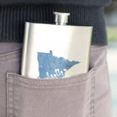 Duluth Minnesota Wood Grain Flacon (Voorbeeld)