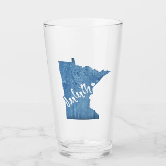 Duluth Minnesota Wood Grain Glas (Voorkant)