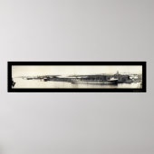 Duluth MN Coal Barges Foto 1907 Poster (Voorkant)