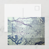 Duluth, MN  Map Briefkaart (Voorkant / Achterkant)