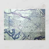 Duluth, MN  Map Briefkaart (Voorkant)