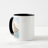 Duluth, MN, Split Rock Lighthouse Souvenir Mug Mok (Voorkant links)